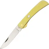 Rough Ryder Work Knife Yellow Synthetic