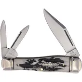 Rough Ryder Whittler Black Stag Bone