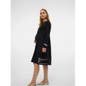 Mamalicious Mlpolia LS June äitiysmekko Black XL