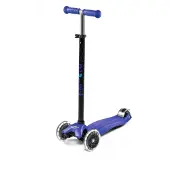 Micro Potkulauta Maxi Plus LED-valoilla, sininen