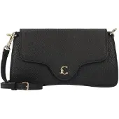 Coccinelle C-Me Crossbody-laukku Nahka 22 cm Musta