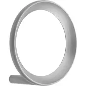 Normann Copenhagen Loop seinäkoukku, keskikokoinen, harjattu sinkki