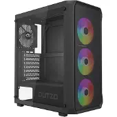 Dutzo C321 Mesh TG ARGB - Kotelot - Miditower - Musta