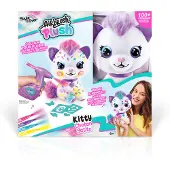 Airbrush Plush Kitty - Multi/patterned - ONE SIZE