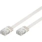 Wentronic LAN CAT 6 UTP Flat - Valkoinen - 3 meter