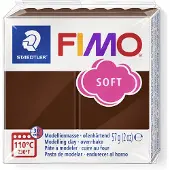 Staedtler FIMO Pehmeä polymeerisavi - -Uunin leivontasavi korujen kuvanveistoon askartelusuklaa 8020-75