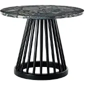 Tom Dixon Fan-pöytä musta kivikansi 60 cm pebble