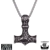 Northern Viking Jewelry NVJRS037 kaulakoru Knotwork Thorin Vasara