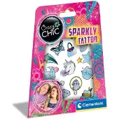 Clementoni Crazy Chic Sparkly tatuointi