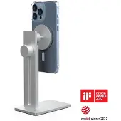 Just Mobile Mobile AluDisc Pro iPhone-teline (MagSafe-versio), hopea