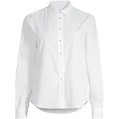 Gant for woman. 4300348 Shirt Regular Fit poplin white (38), Casual, Cotton, Long sleeve