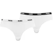 Puma Women Microfiber Brazilian 2P - White - M