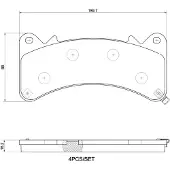 Brembo Jarrupalasarja (4kpl), levyjarru P 10 103