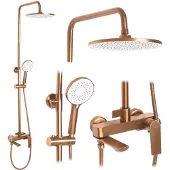 REA AVALON BRUSHED Copper suihkusetti