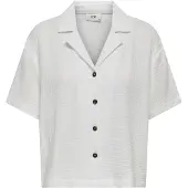 JDY Jdytheis Life 2/4 Loose Shirt Wvn Noos - White - XS