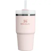 Stanley Quencher H2.O FlowState Tumbler ruostumaton tumbler-pullo ja pilli pieni Rose Quartz 1 kpl