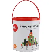 Bo. puiset palikat aakkoset ja sanat (suomenkielinen)