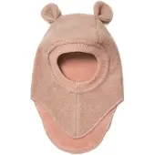 Huttelihut Balaclava Ears Wool - Pink - 48\6-12M