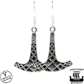 Northern Viking Jewelry Ukonvasara koukkukorvakorut NVJKK027