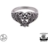 Northern Viking Jewelry Heart Wolf sormus NVJ-H-SO018-180