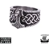 Northern Viking Jewelry Thorin Vasara Celtic Knot sormus NVJSO030_20mm