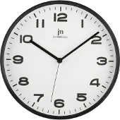 Lowell seinäkello musta 00875N