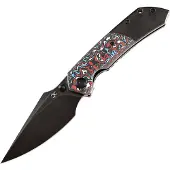 Kansept Knives Fenrir Linerlock Red/Blk CF