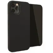 Pipetto Magnetic Leather Case, iPhone 12 mini -suojakuori, Musta