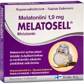 Kärkkäinen Melatosell Melatoniini 1,9 mg 60 tabl. ravintolisä