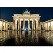 Artgeist Brandenburgin portti yöllä fototapetti