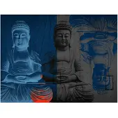 Artgeist Kolme inkarnaatioihin Buddha fototapetti
