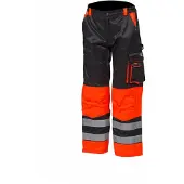Priha 4044 Lk.1 puna/musta huomio vyötäröhousut