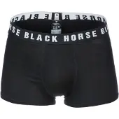 BLACK HORSE miesten aukottomat Logobambu-bokserit