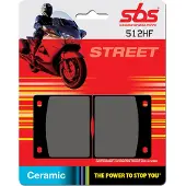 SBS 23-512HF Ceramic Kawasaki/Suzuki taakse jarrupalat