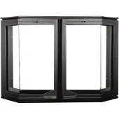 Pisla Htt520 650x410 mm musta erkkeriluukku