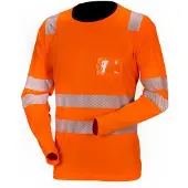 Priha 4069P Lk.2 oranssi pitkähihainen huomiopaita