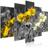 Artgeist Yellow Poppies Wide taulusetti