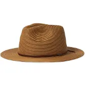 Brixton Wesley Straw Packable Fedora-hattu