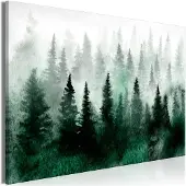Artgeist Scandinavian Foggy Forest (1 Part) Wide taulu