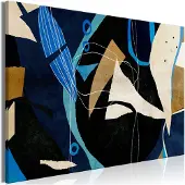 Artgeist Configuration of Abstraction (1 Part) Wide taulu