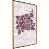 Artgeist Monochromatic Rose juliste