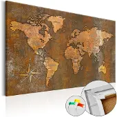 Artgeist Rusty World [Cork Map] korkkitaulu
