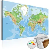 Artgeist World Geography korkkitaulu