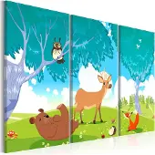 Artgeist Friendly Animals taulusetti