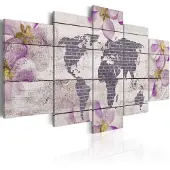 Artgeist Romantic World Map taulusetti
