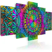 Artgeist Mandala: Peacock Feathers taulusetti