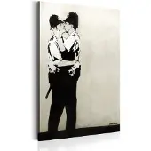 Artgeist Kissing Coppers By Banksy taulu