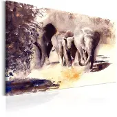Artgeist Watercolour Elephants taulu