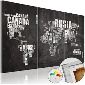 Artgeist El Mundo [Cork Map] korkkitaulusetti