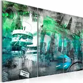 Artgeist Berlin - Architecture (Green) taulusetti